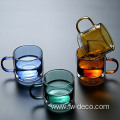 Double Wall Glass Tea Mug with Lid